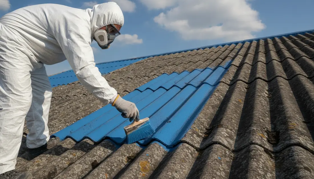 The Professional Process for Painting Asbestos Roofs