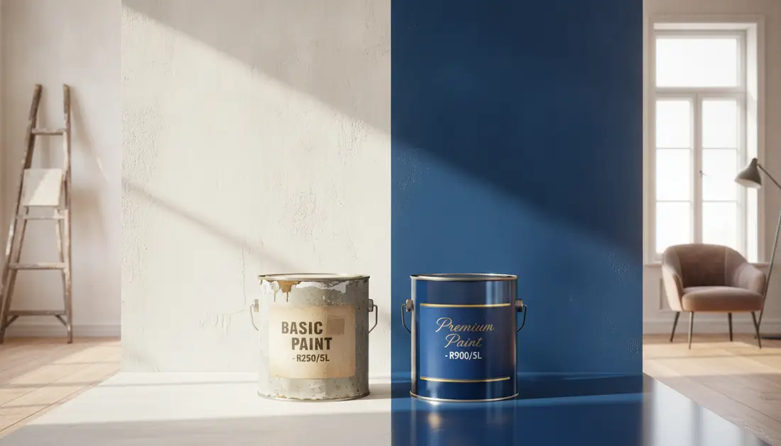 Basic paint vs premium paint cost South Africa