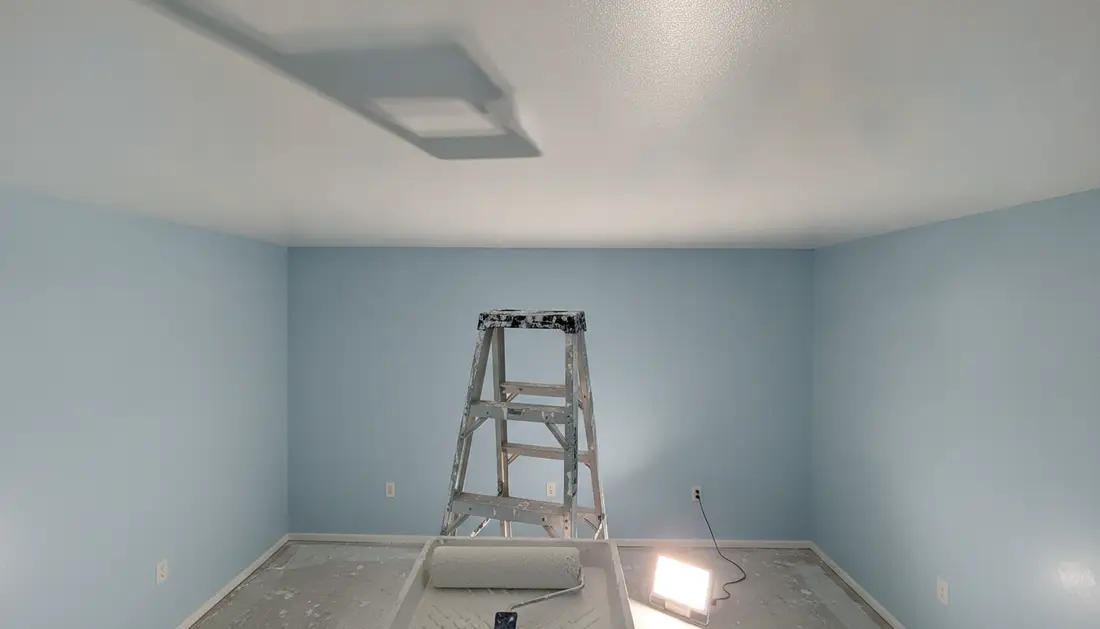 Ceiling paint — Surface Assessment and Priming