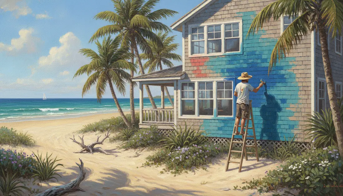 Coastal exterior painting — Painting Prices in Durban