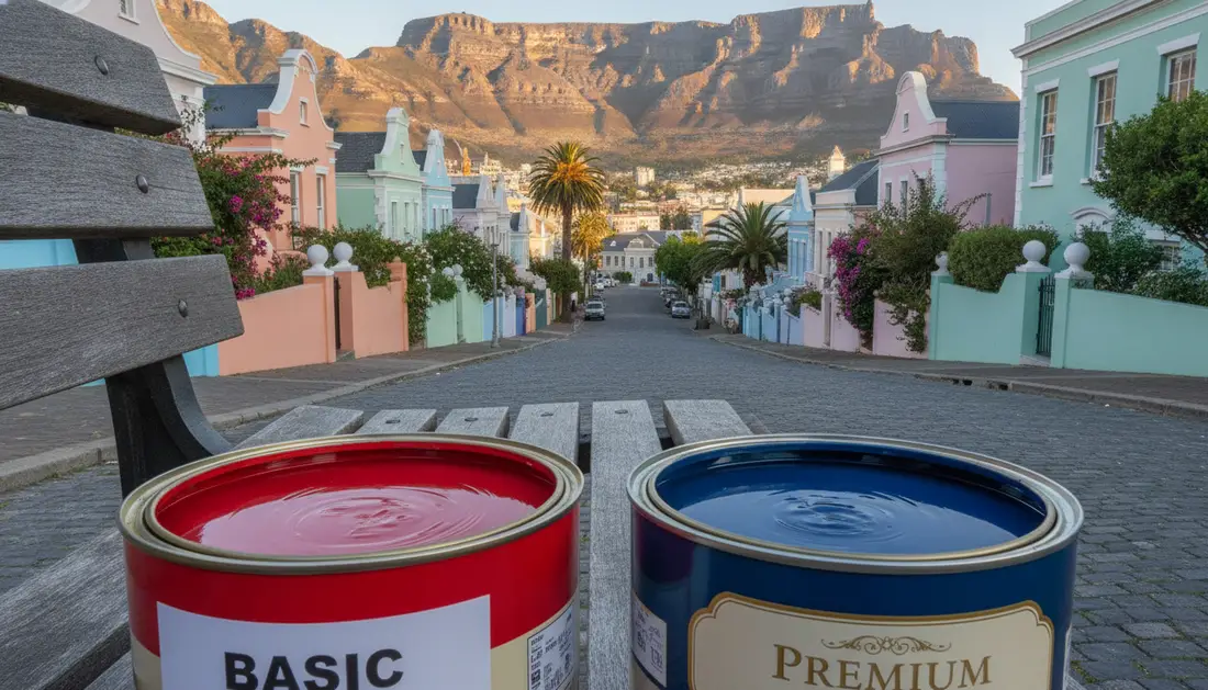 Exterior paint Cape Town — Basic vs Premium Paint: When the Expensive Tin Wins