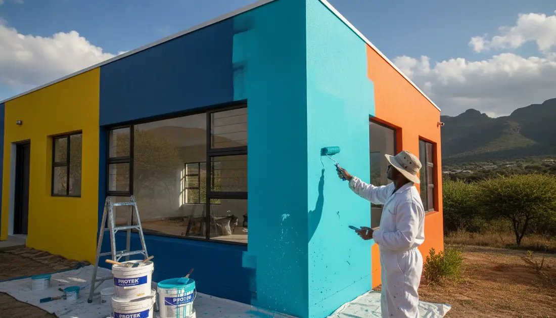 Exterior painting cost per square meter South Africa