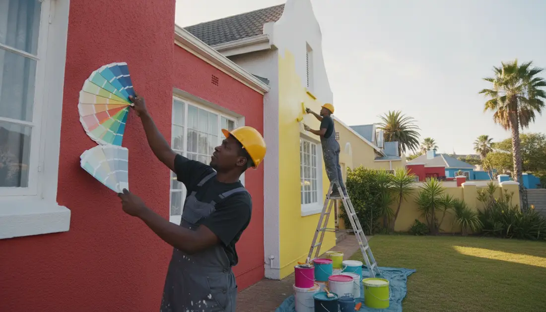 Exterior repainting costs South Africa