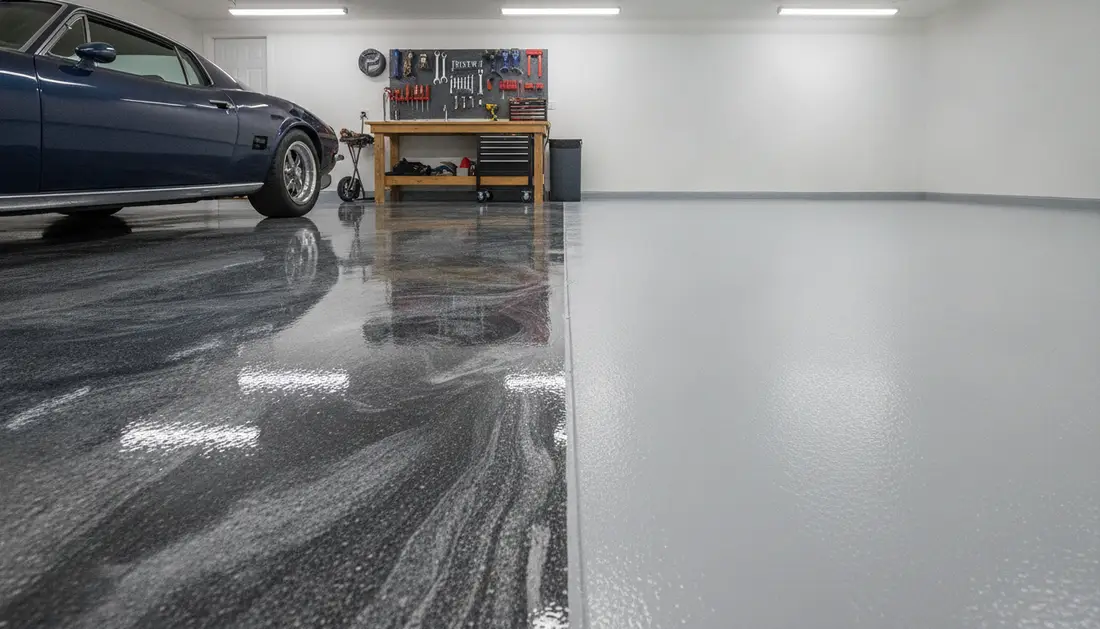 Garage floor — Comparing Performance in Garages and Workshops