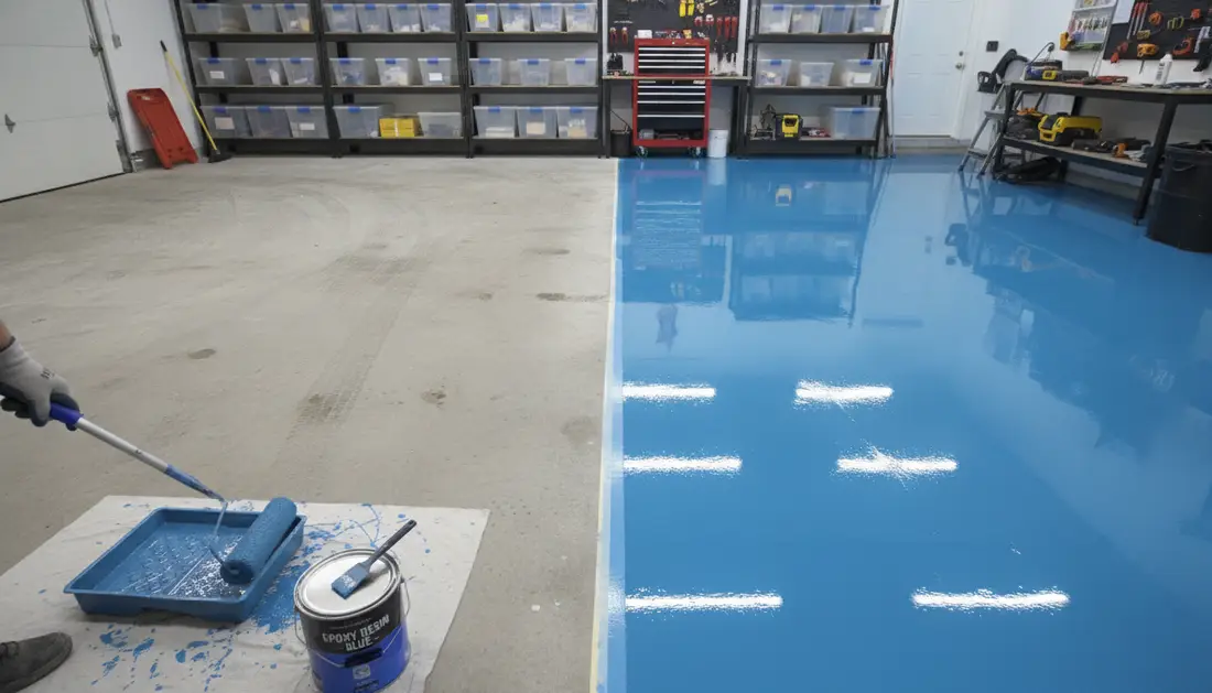 Garage floor — Epoxy vs Floor Paint: Which Does Your Floor Need?