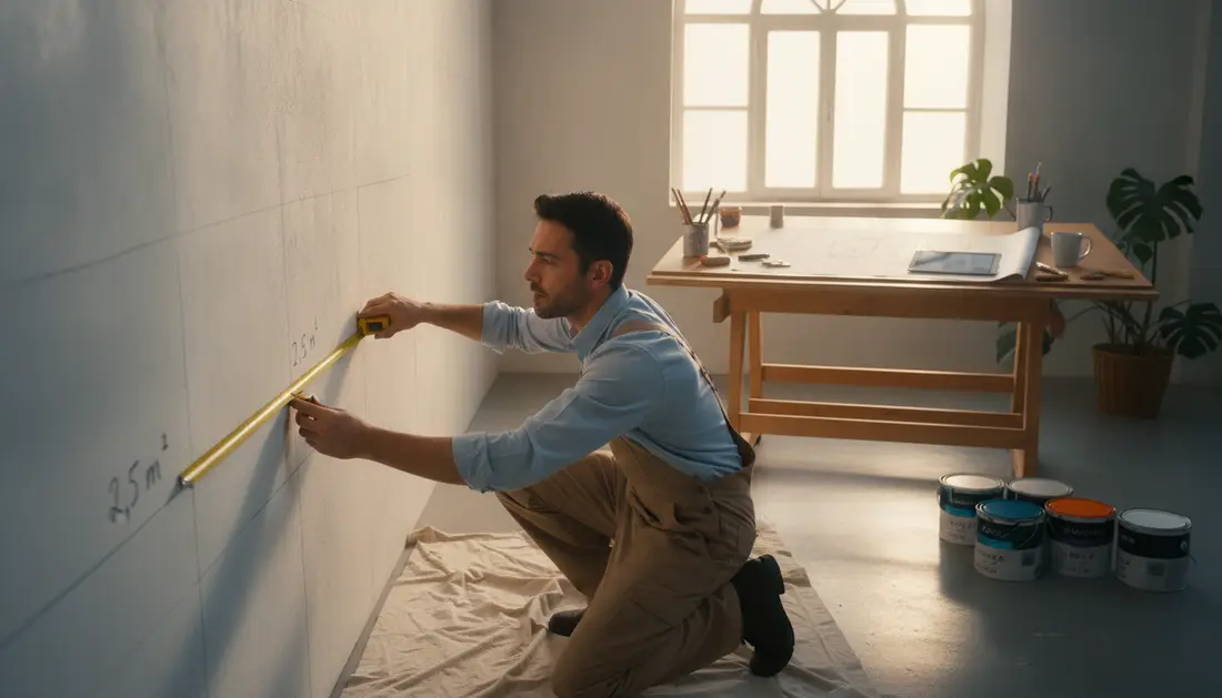 How do painters measure square metres