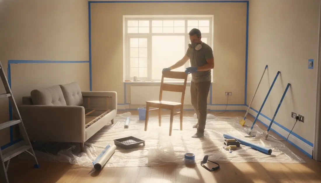 How to prepare a room for painting