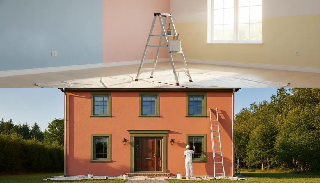 Interior and exterior painting requirements