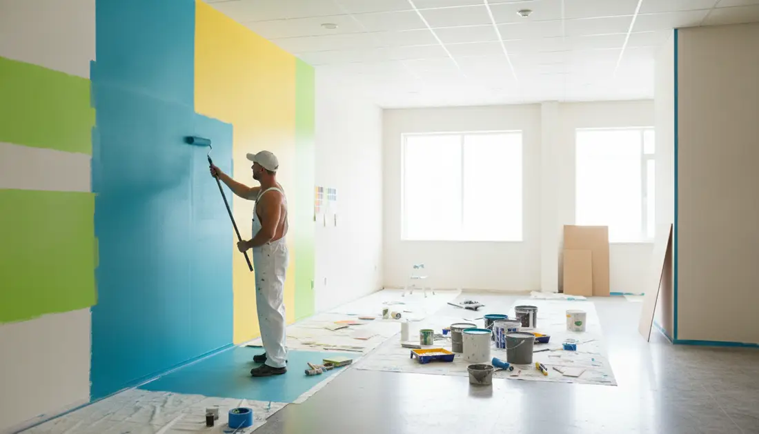Interior exterior painting — What affects commercial painting costs