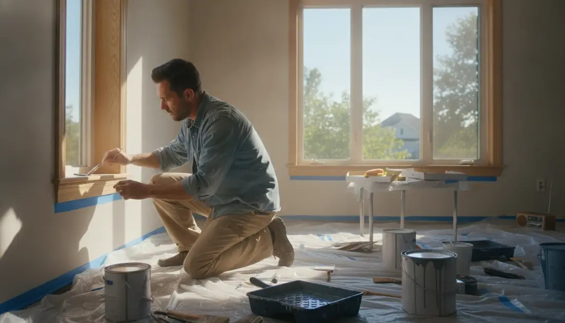 Painting interior — Door, Window and Trim Painting Costs in South Africa