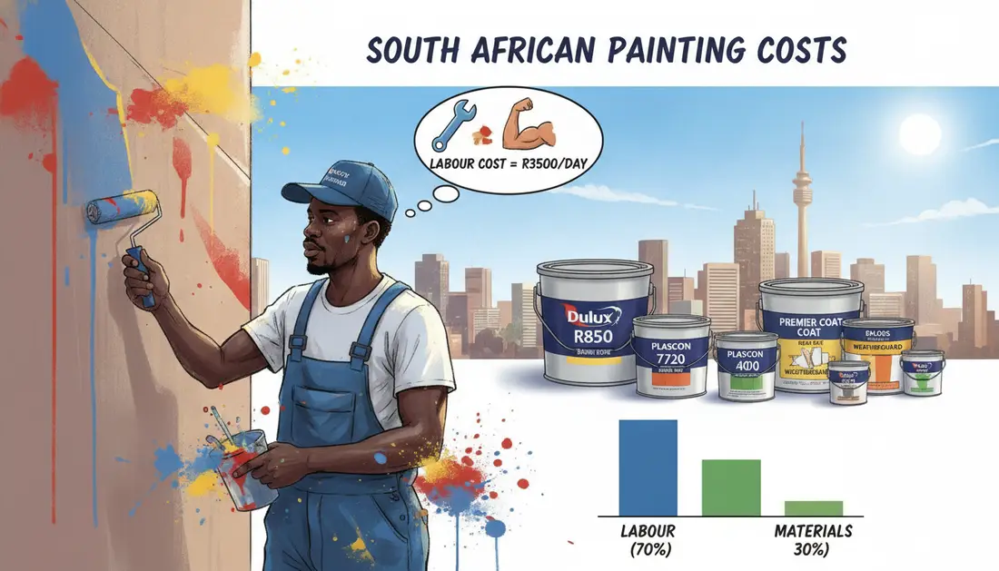 Painting labour vs paint cost dynamic south africa