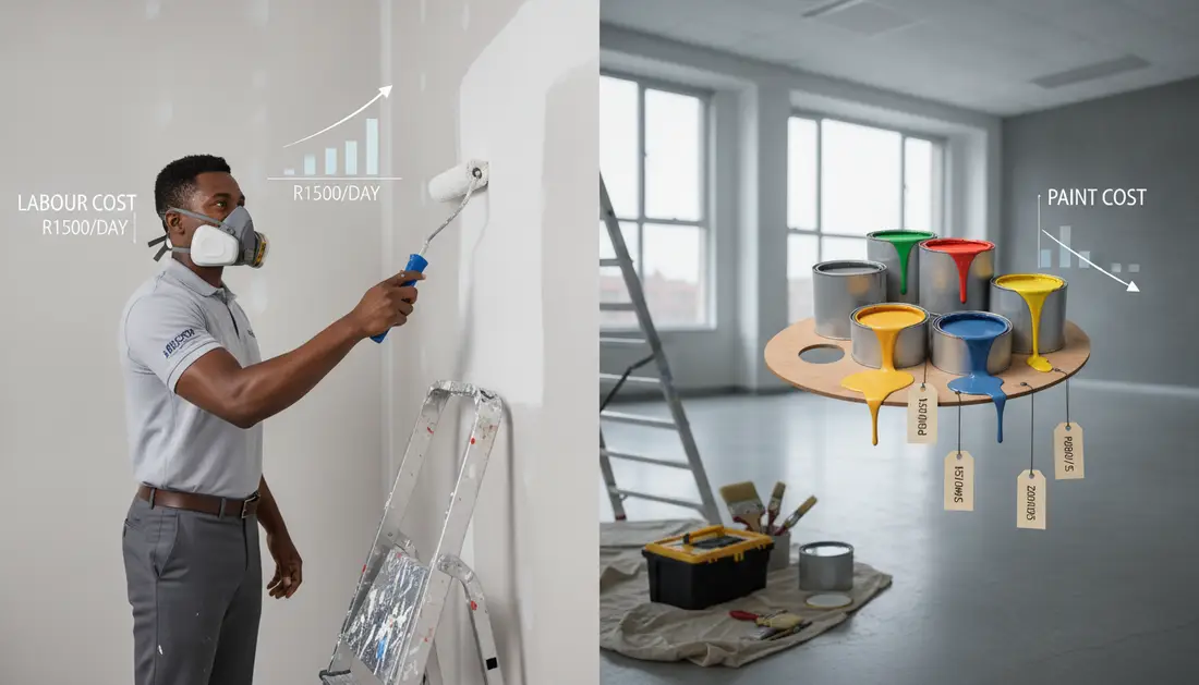 Painting labour vs paint cost