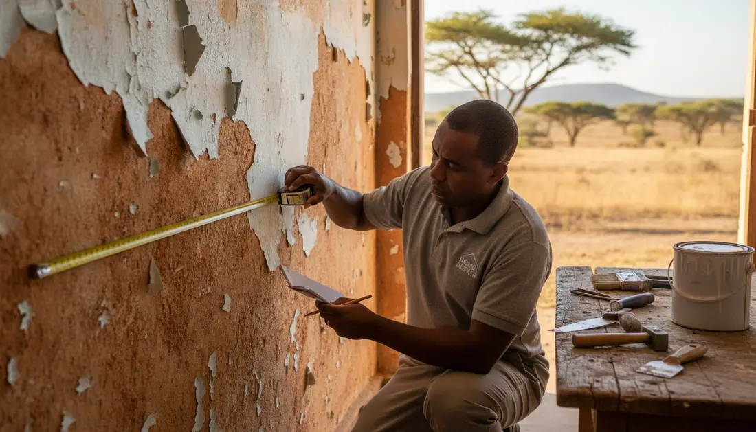 Peeling paint repair cost South Africa