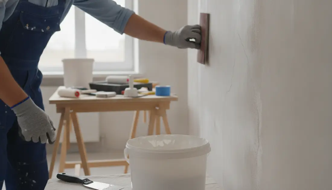 Preparing wall for paint — Painting Over Cracks in Walls: What Works and What Returns