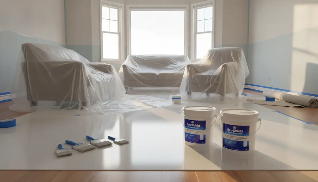 Room protection paint — How to Prepare a Room Before the Painters Arrive