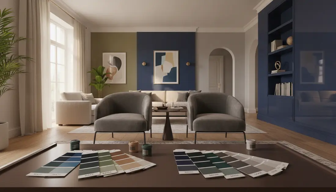 Sheen for interior living spaces