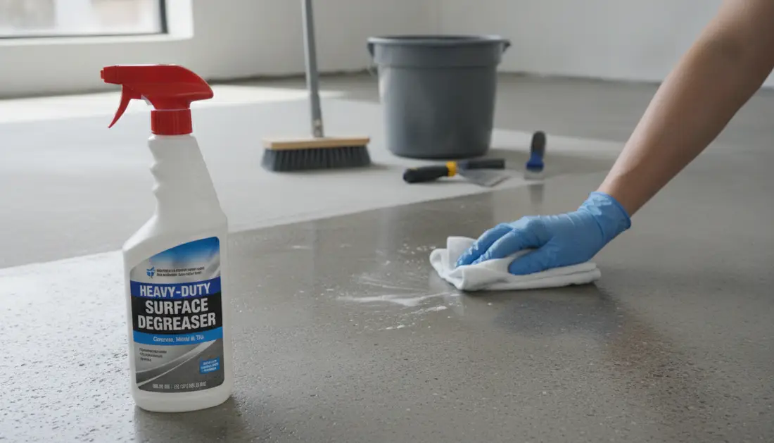 Surface cleaning degreaser — Preparing Concrete Floors for Painting