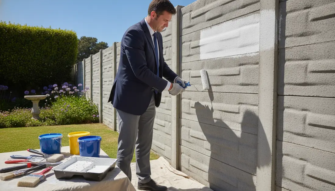 Vibracrete surface preparation — Boundary Wall Painting Costs in South Africa