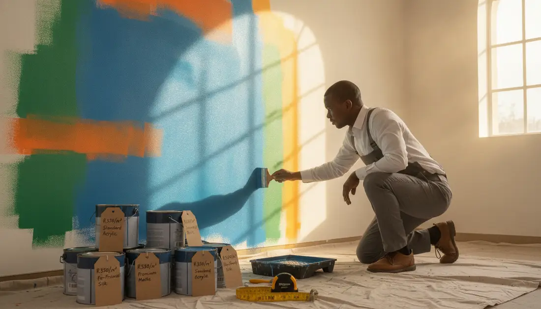 Wall painting cost per square meter South Africa