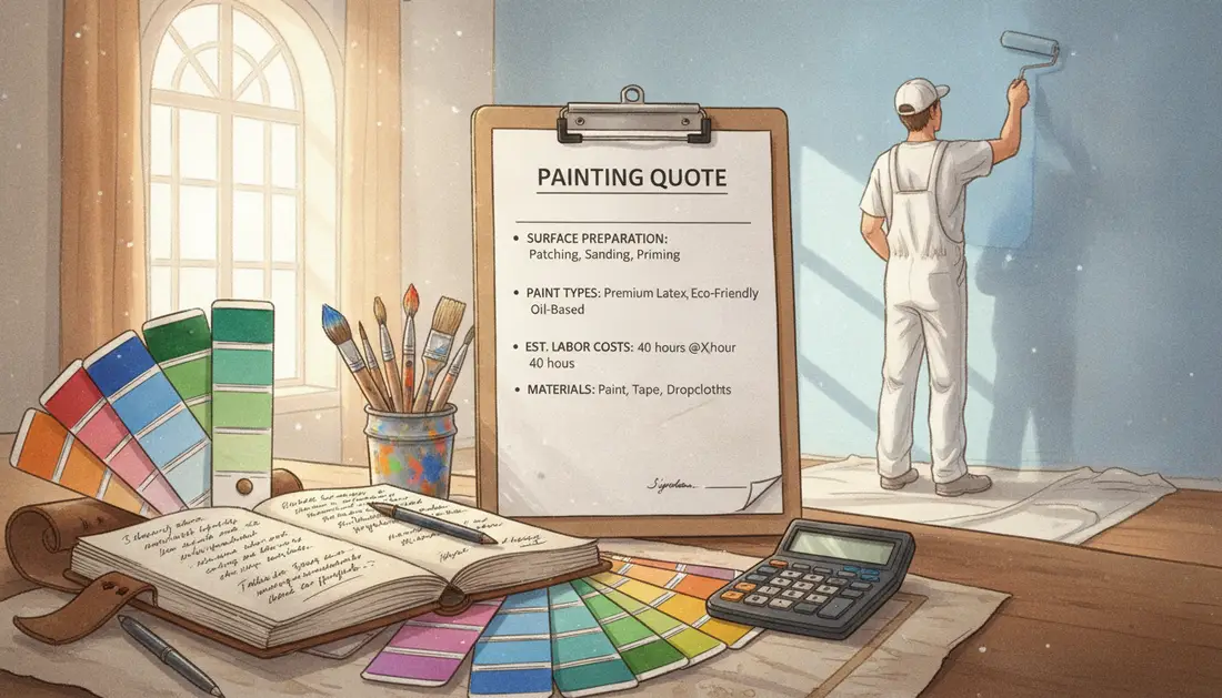 What is included in a painting quote