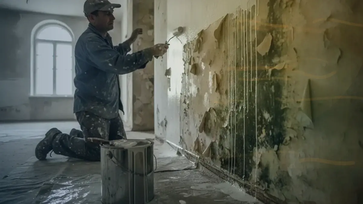 Can You Paint Over Damp Walls?: Painting over damp walls