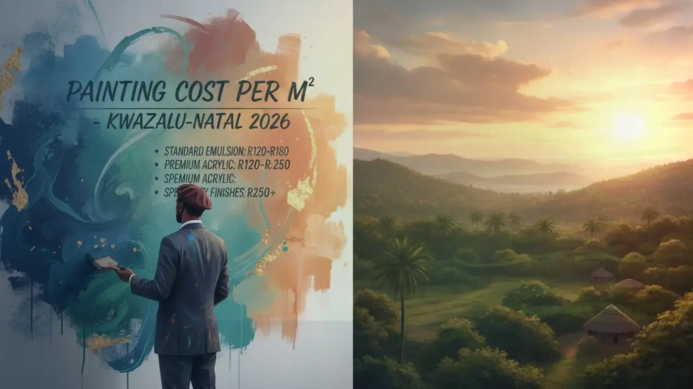 Painting Cost Per Square Metre in KwaZulu-Natal: Painting cost per square meter Kwazulu Natal
