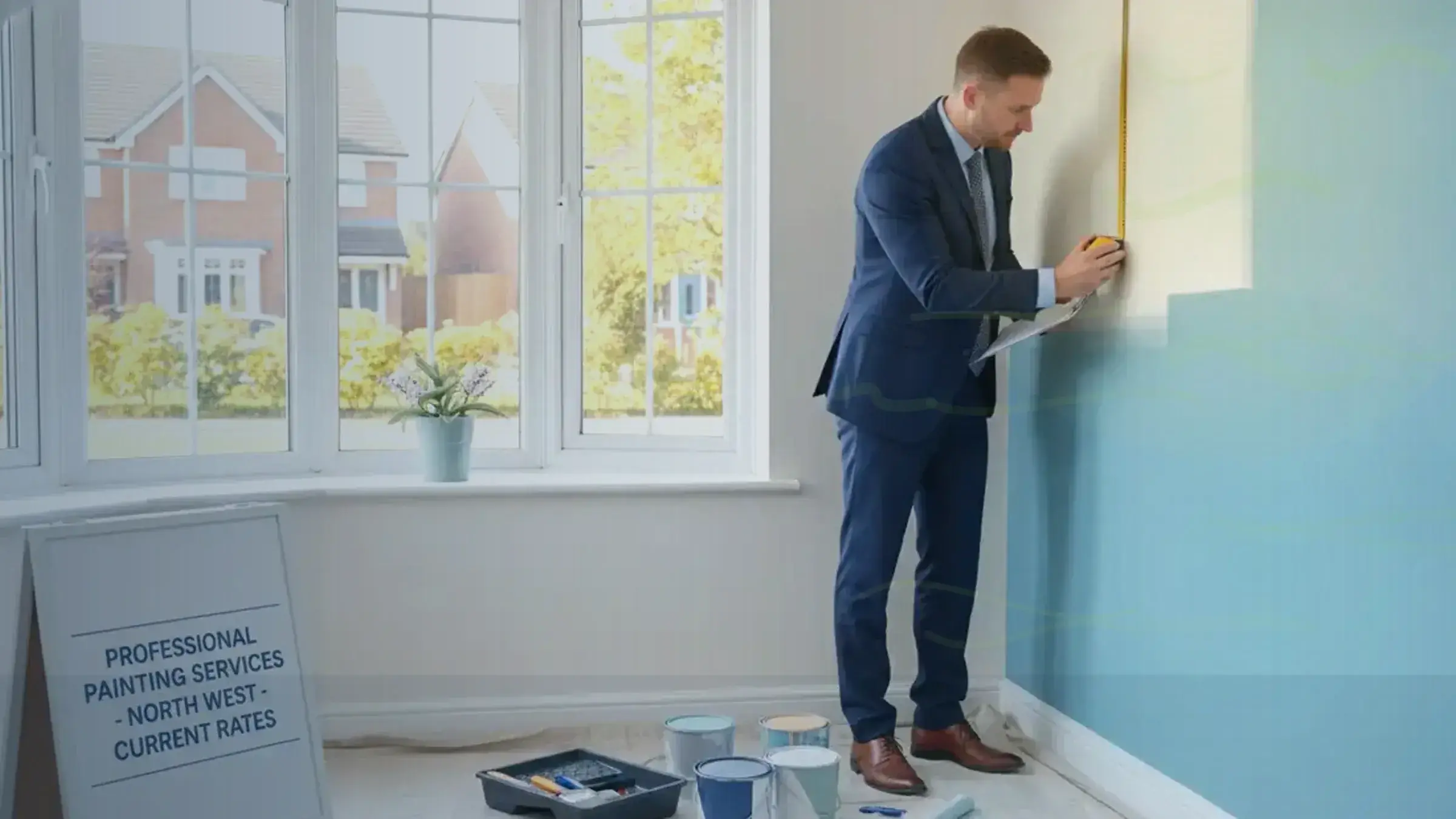 Painting Cost Per Square Metre in North West: Painting cost per square meter North West