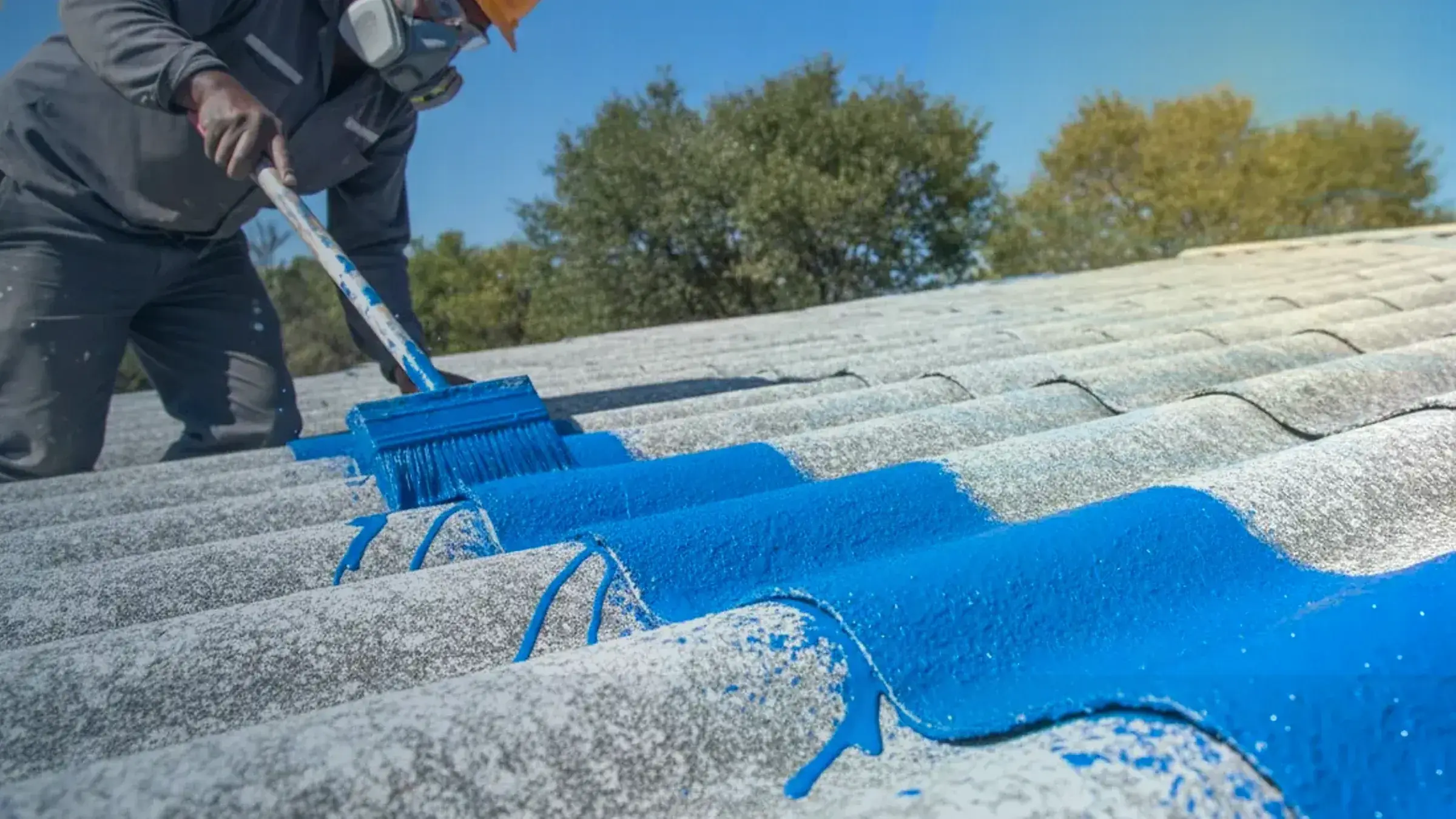 Can You Paint an Asbestos-Cement Roof?: Painting asbestos roof