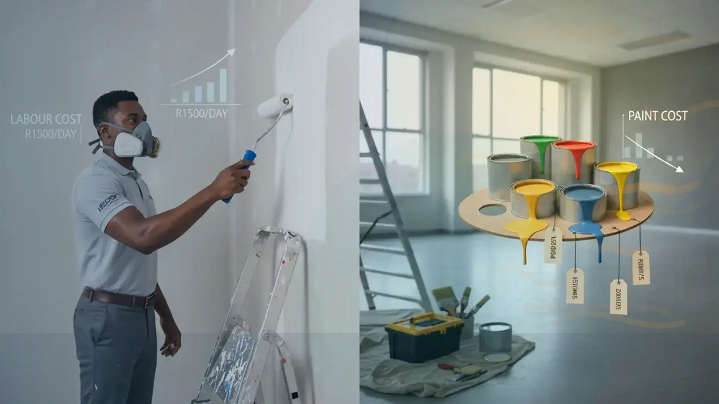Labour vs Paint: Which Costs More on a Painting Job?: Painting labour vs paint cost